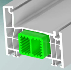 Refuerzo PVC reciclado